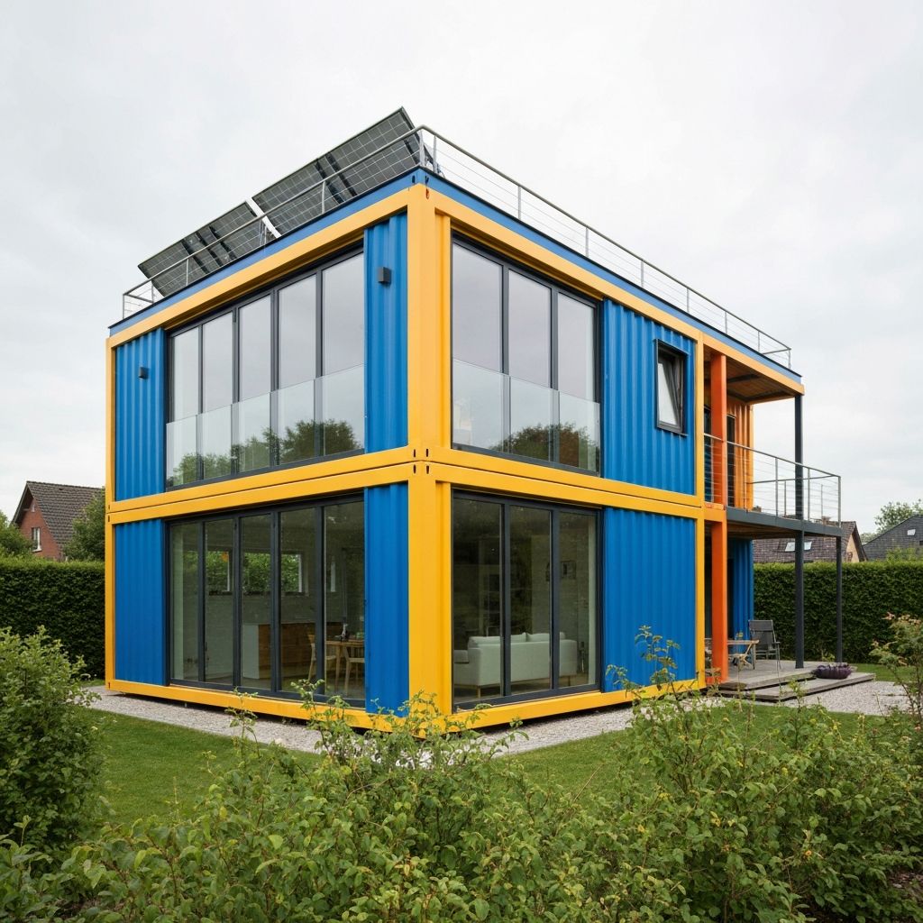 Flat-pack container home assembly